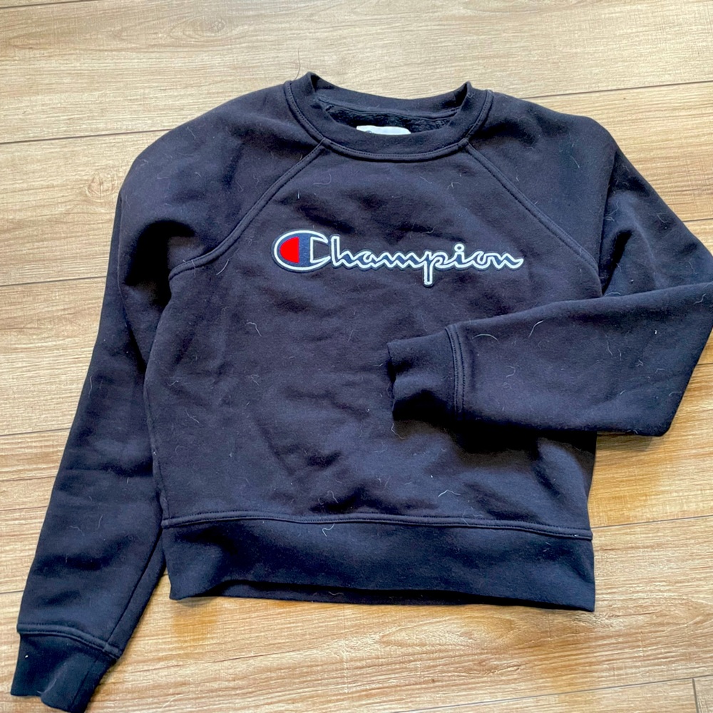 Champion Cropped Pullover Sweater -Small
